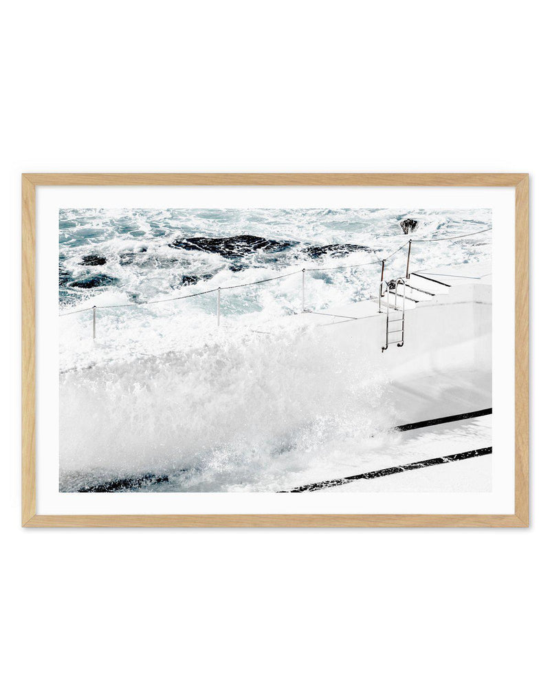 Refill, Icebergs Bondi Art Print-PRINT-Olive et Oriel-Olive et Oriel-A5 | 5.8" x 8.3" | 14.8 x 21cm-Oak-With White Border-Buy-Australian-Art-Prints-Online-with-Olive-et-Oriel-Your-Artwork-Specialists-Austrailia-Decorate-With-Coastal-Photo-Wall-Art-Prints-From-Our-Beach-House-Artwork-Collection-Fine-Poster-and-Framed-Artwork
