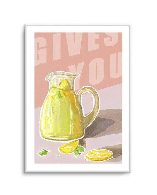 When Life Gives You Lemons II Art Print-PRINT-Olive et Oriel-Olive et Oriel-A5 | 5.8" x 8.3" | 14.8 x 21cm-Unframed Art Print-With White Border-Buy-Australian-Art-Prints-Online-with-Olive-et-Oriel-Your-Artwork-Specialists-Austrailia-Decorate-With-Coastal-Photo-Wall-Art-Prints-From-Our-Beach-House-Artwork-Collection-Fine-Poster-and-Framed-Artwork