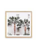 Resort De Palmas SQ Art Print-PRINT-Olive et Oriel-Olive et Oriel-70x70 cm | 27.5" x 27.5"-Oak-With White Border-Buy-Australian-Art-Prints-Online-with-Olive-et-Oriel-Your-Artwork-Specialists-Austrailia-Decorate-With-Coastal-Photo-Wall-Art-Prints-From-Our-Beach-House-Artwork-Collection-Fine-Poster-and-Framed-Artwork