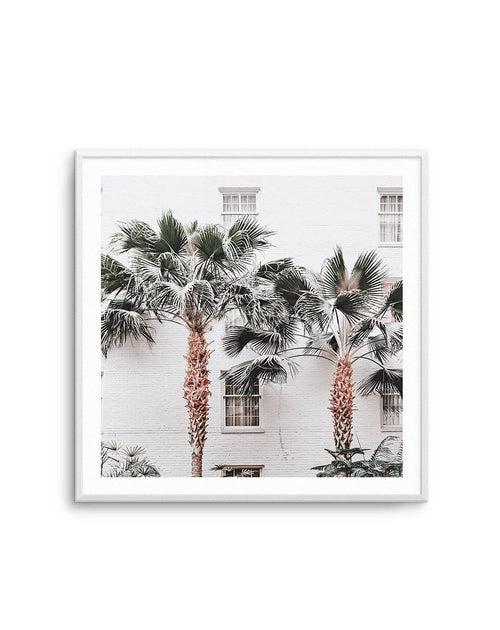Resort De Palmas SQ Art Print-PRINT-Olive et Oriel-Olive et Oriel-Buy-Australian-Art-Prints-Online-with-Olive-et-Oriel-Your-Artwork-Specialists-Austrailia-Decorate-With-Coastal-Photo-Wall-Art-Prints-From-Our-Beach-House-Artwork-Collection-Fine-Poster-and-Framed-Artwork