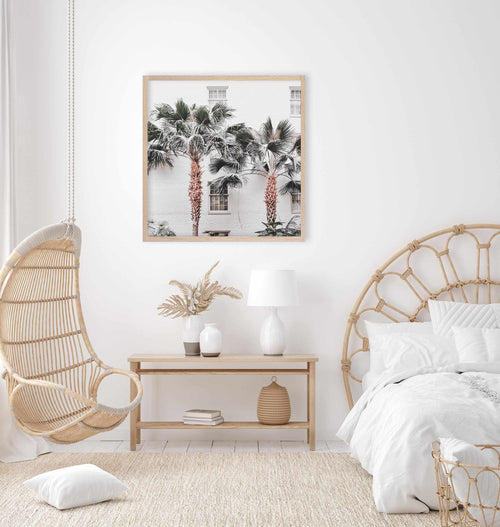 Resort De Palmas SQ Art Print-PRINT-Olive et Oriel-Olive et Oriel-Buy-Australian-Art-Prints-Online-with-Olive-et-Oriel-Your-Artwork-Specialists-Austrailia-Decorate-With-Coastal-Photo-Wall-Art-Prints-From-Our-Beach-House-Artwork-Collection-Fine-Poster-and-Framed-Artwork