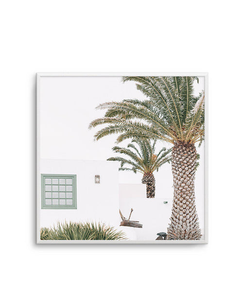 Resort de Palmas V SQ Art Print-PRINT-Olive et Oriel-Olive et Oriel-Buy-Australian-Art-Prints-Online-with-Olive-et-Oriel-Your-Artwork-Specialists-Austrailia-Decorate-With-Coastal-Photo-Wall-Art-Prints-From-Our-Beach-House-Artwork-Collection-Fine-Poster-and-Framed-Artwork