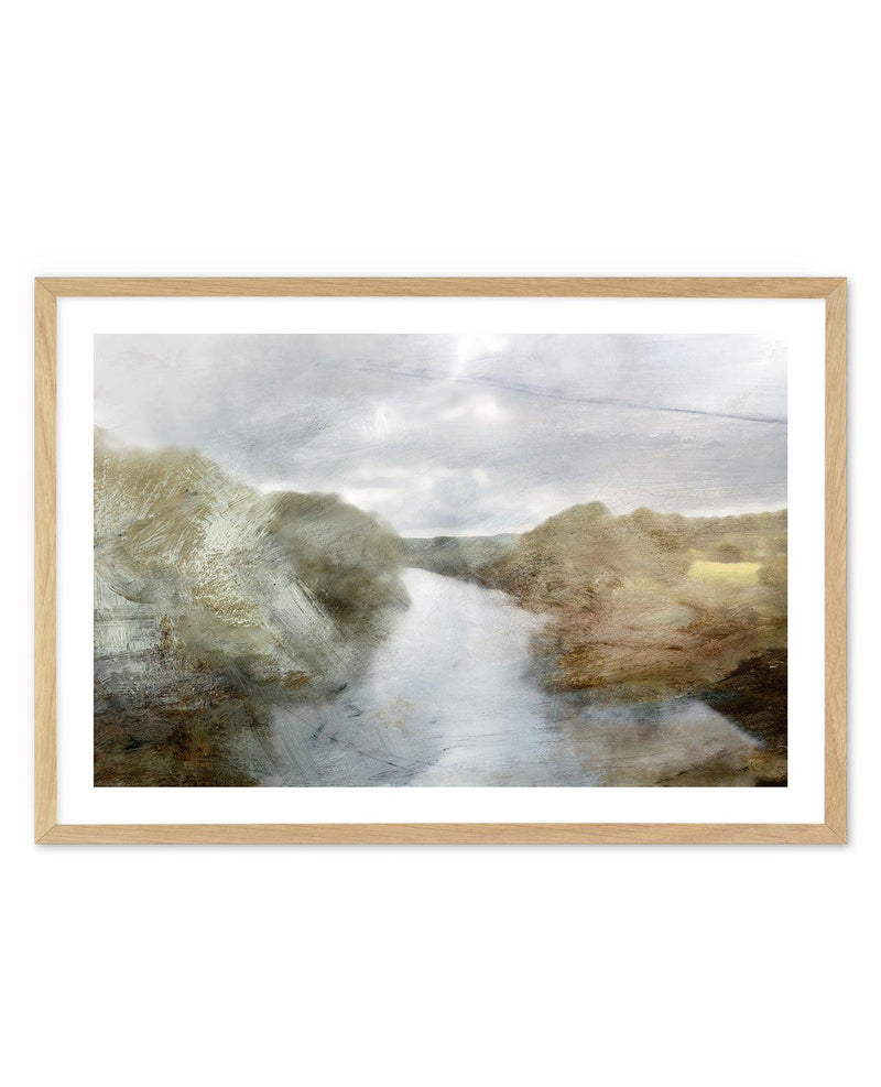 Riverside by Dan Hobday Art Print-PRINT-Olive et Oriel-Dan Hobday-A5 | 5.8" x 8.3" | 14.8 x 21cm-Oak-With White Border-Buy-Australian-Art-Prints-Online-with-Olive-et-Oriel-Your-Artwork-Specialists-Austrailia-Decorate-With-Coastal-Photo-Wall-Art-Prints-From-Our-Beach-House-Artwork-Collection-Fine-Poster-and-Framed-Artwork