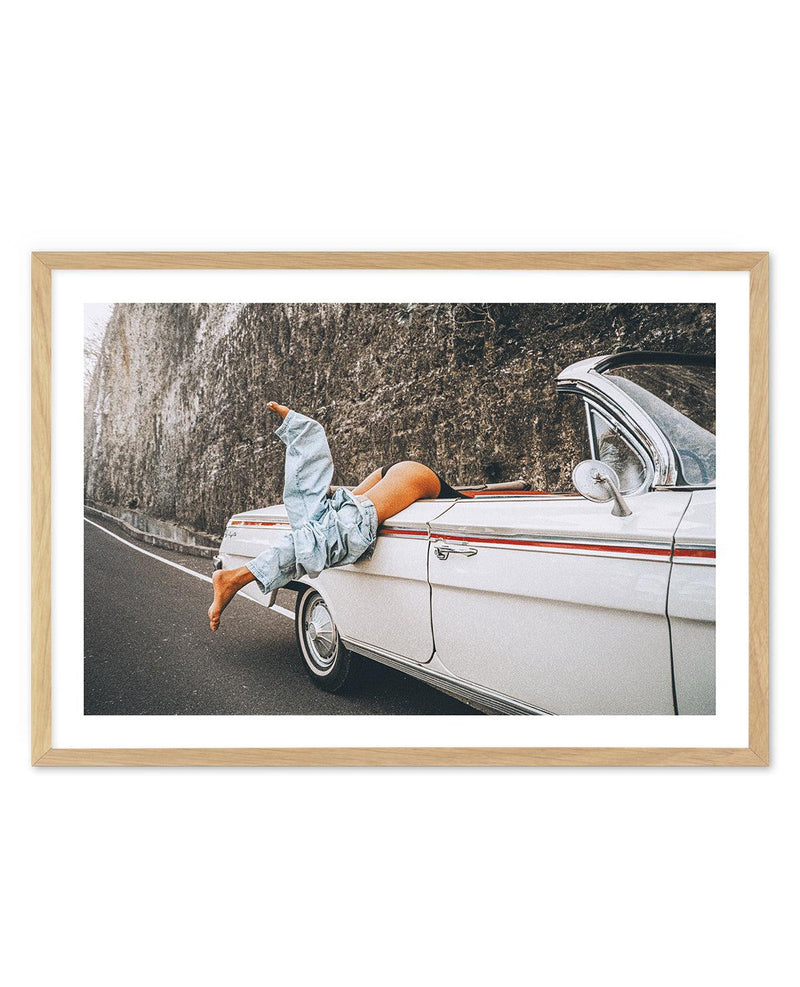 Road Trip by Amy Hallam Art Print-PRINT-Olive et Oriel-Amy Hallam-A5 | 5.8" x 8.3" | 14.8 x 21cm-Oak-With White Border-Buy-Australian-Art-Prints-Online-with-Olive-et-Oriel-Your-Artwork-Specialists-Austrailia-Decorate-With-Coastal-Photo-Wall-Art-Prints-From-Our-Beach-House-Artwork-Collection-Fine-Poster-and-Framed-Artwork