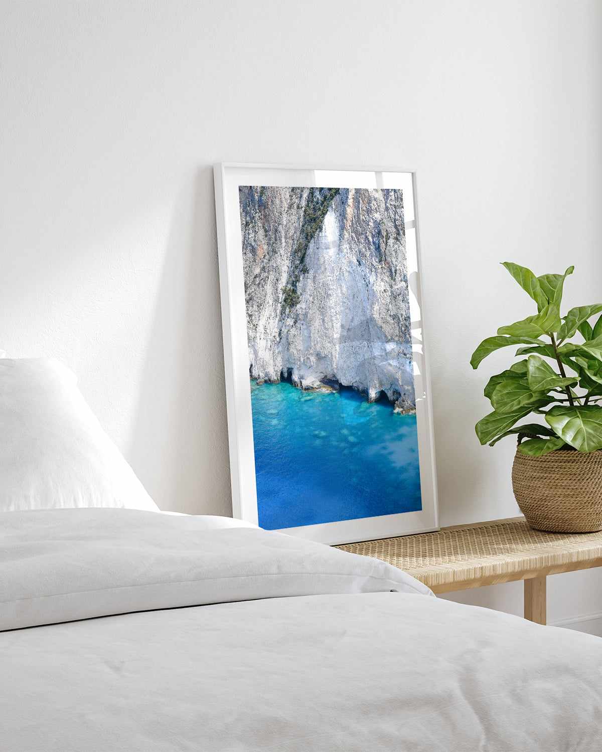 Rocky Cliffs by Kamalia Studio Art Print