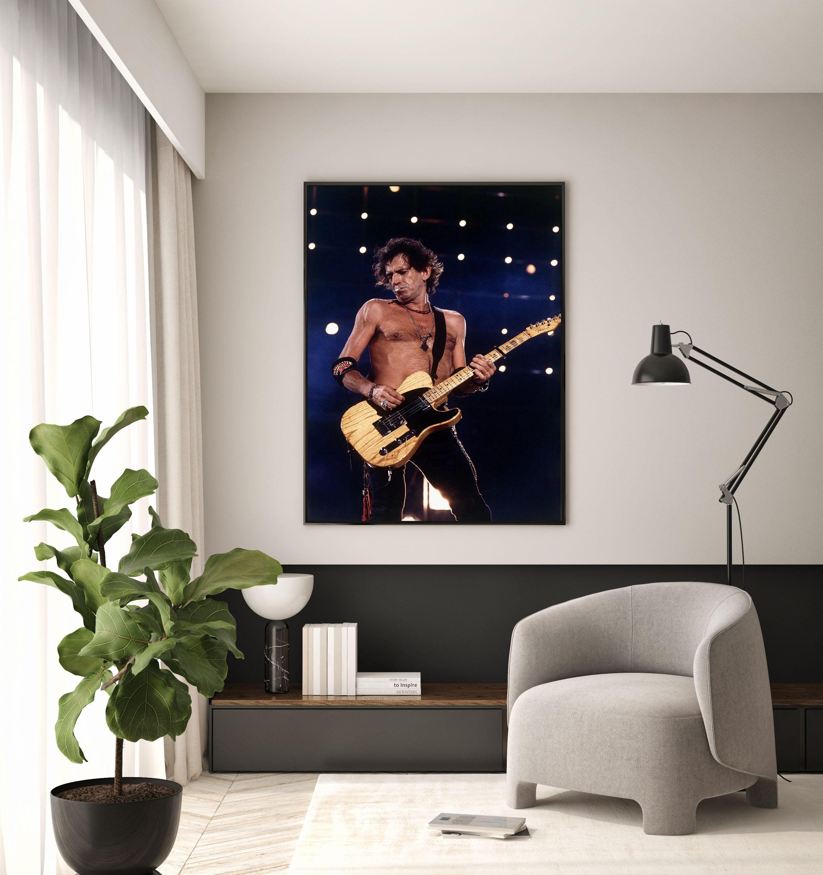 Rolling Stones II - Keith Richards | Tony Mott Collection Art Print-PRINT-Olive et Oriel-Olive et Oriel-Buy-Australian-Art-Prints-Online-with-Olive-et-Oriel-Your-Artwork-Specialists-Austrailia-Decorate-With-Coastal-Photo-Wall-Art-Prints-From-Our-Beach-House-Artwork-Collection-Fine-Poster-and-Framed-Artwork