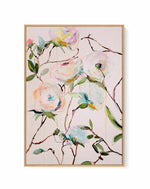 Rose Floral by Leigh Viner | Framed Canvas Art Print