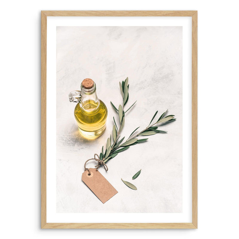 Rosemary Oil Art Print-PRINT-Olive et Oriel-Olive et Oriel-A5 | 5.8" x 8.3" | 14.8 x 21cm-Oak-With White Border-Buy-Australian-Art-Prints-Online-with-Olive-et-Oriel-Your-Artwork-Specialists-Austrailia-Decorate-With-Coastal-Photo-Wall-Art-Prints-From-Our-Beach-House-Artwork-Collection-Fine-Poster-and-Framed-Artwork