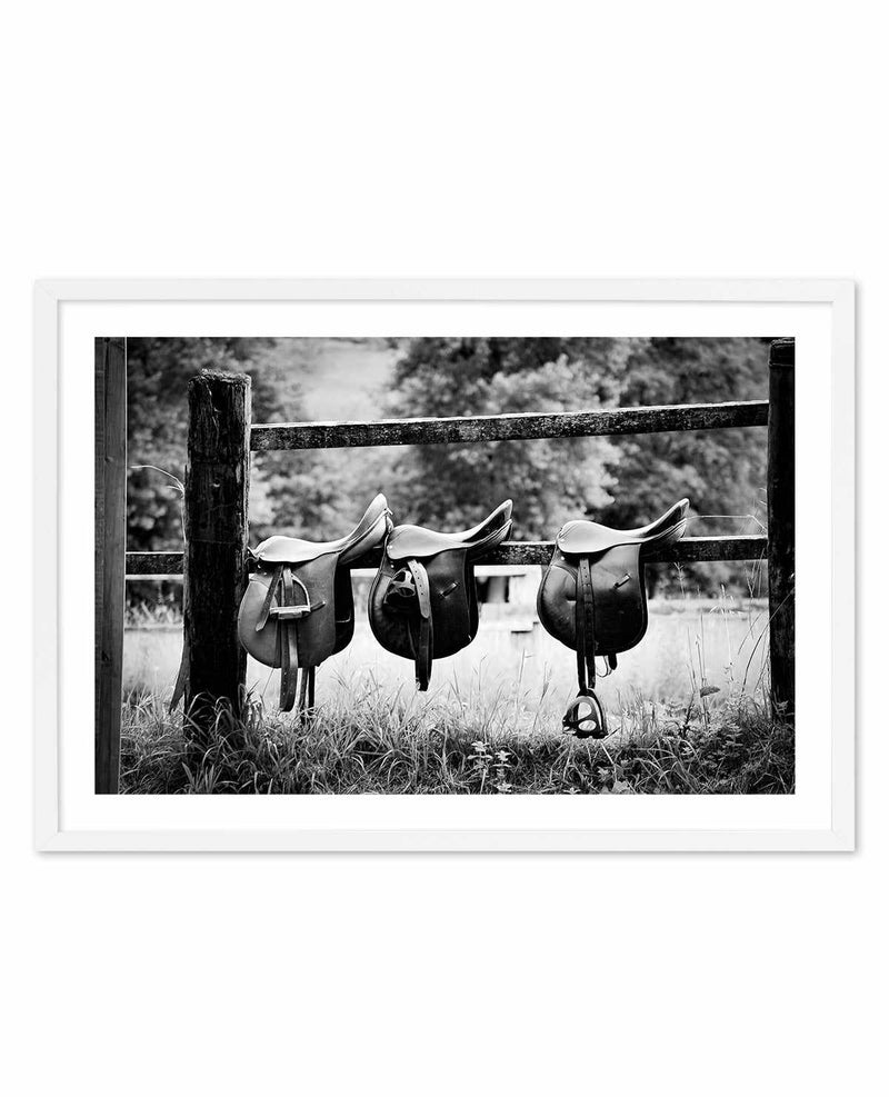 Saddle Up Art Print-PRINT-Olive et Oriel-Olive et Oriel-A5 | 5.8" x 8.3" | 14.8 x 21cm-White-With White Border-Buy-Australian-Art-Prints-Online-with-Olive-et-Oriel-Your-Artwork-Specialists-Austrailia-Decorate-With-Coastal-Photo-Wall-Art-Prints-From-Our-Beach-House-Artwork-Collection-Fine-Poster-and-Framed-Artwork