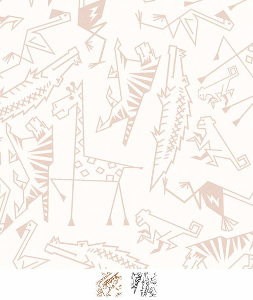 Safari Time Wallpaper | 3 Colour Options-Wallpaper-Buy Kids Removable Wallpaper Online Our Custom Made Children√¢‚Ç¨‚Ñ¢s Wallpapers Are A Fun Way To Decorate And Enhance Boys Bedroom Decor And Girls Bedrooms They Are An Amazing Addition To Your Kids Bedroom Walls Our Collection of Kids Wallpaper Is Sure To Transform Your Kids Rooms Interior Style From Pink Wallpaper To Dinosaur Wallpaper Even Marble Wallpapers For Teen Boys Shop Peel And Stick Wallpaper Online Today With Olive et Oriel