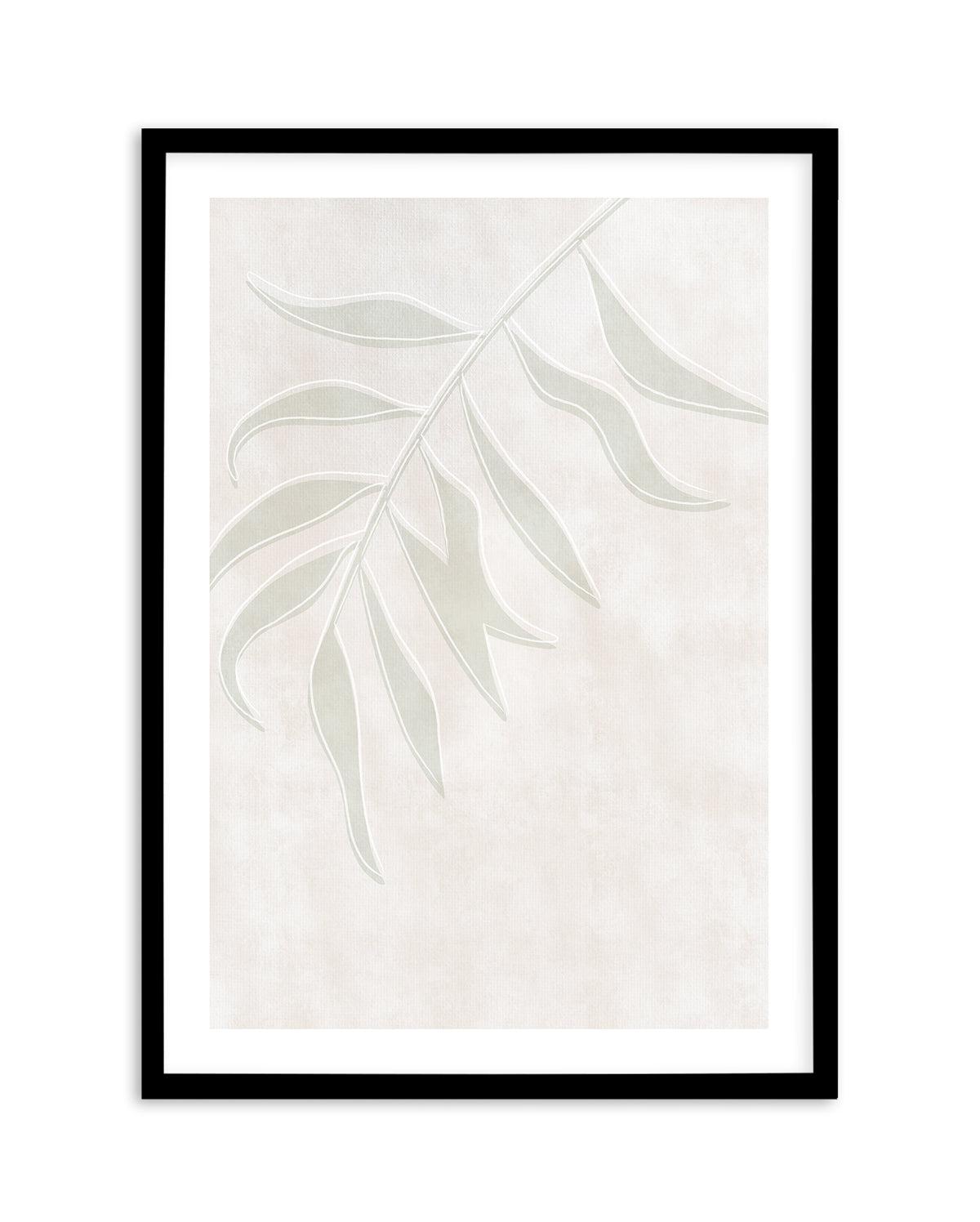 Sage Botanica I Art Print-PRINT-Olive et Oriel-Olive et Oriel-A5 | 5.8" x 8.3" | 14.8 x 21cm-Black-With White Border-Buy-Australian-Art-Prints-Online-with-Olive-et-Oriel-Your-Artwork-Specialists-Austrailia-Decorate-With-Coastal-Photo-Wall-Art-Prints-From-Our-Beach-House-Artwork-Collection-Fine-Poster-and-Framed-Artwork