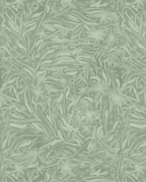 Sage Green Flora Wallpaper-Wallpaper-Buy Australian Removable Wallpaper Now Sage Green Wallpaper Peel And Stick Wallpaper Online At Olive et Oriel Custom Made Wallpapers Wall Papers Decorate Your Bedroom Living Room Kids Room or Commercial Interior