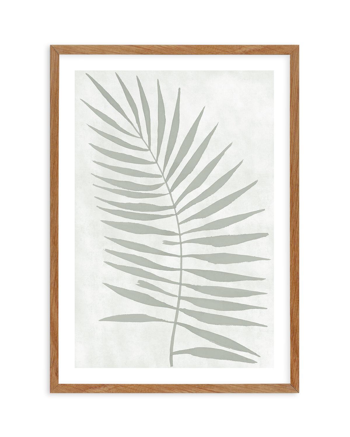 Sage Leaf II Art Print-PRINT-Olive et Oriel-Olive et Oriel-50x70 cm | 19.6" x 27.5"-Walnut-With White Border-Buy-Australian-Art-Prints-Online-with-Olive-et-Oriel-Your-Artwork-Specialists-Austrailia-Decorate-With-Coastal-Photo-Wall-Art-Prints-From-Our-Beach-House-Artwork-Collection-Fine-Poster-and-Framed-Artwork