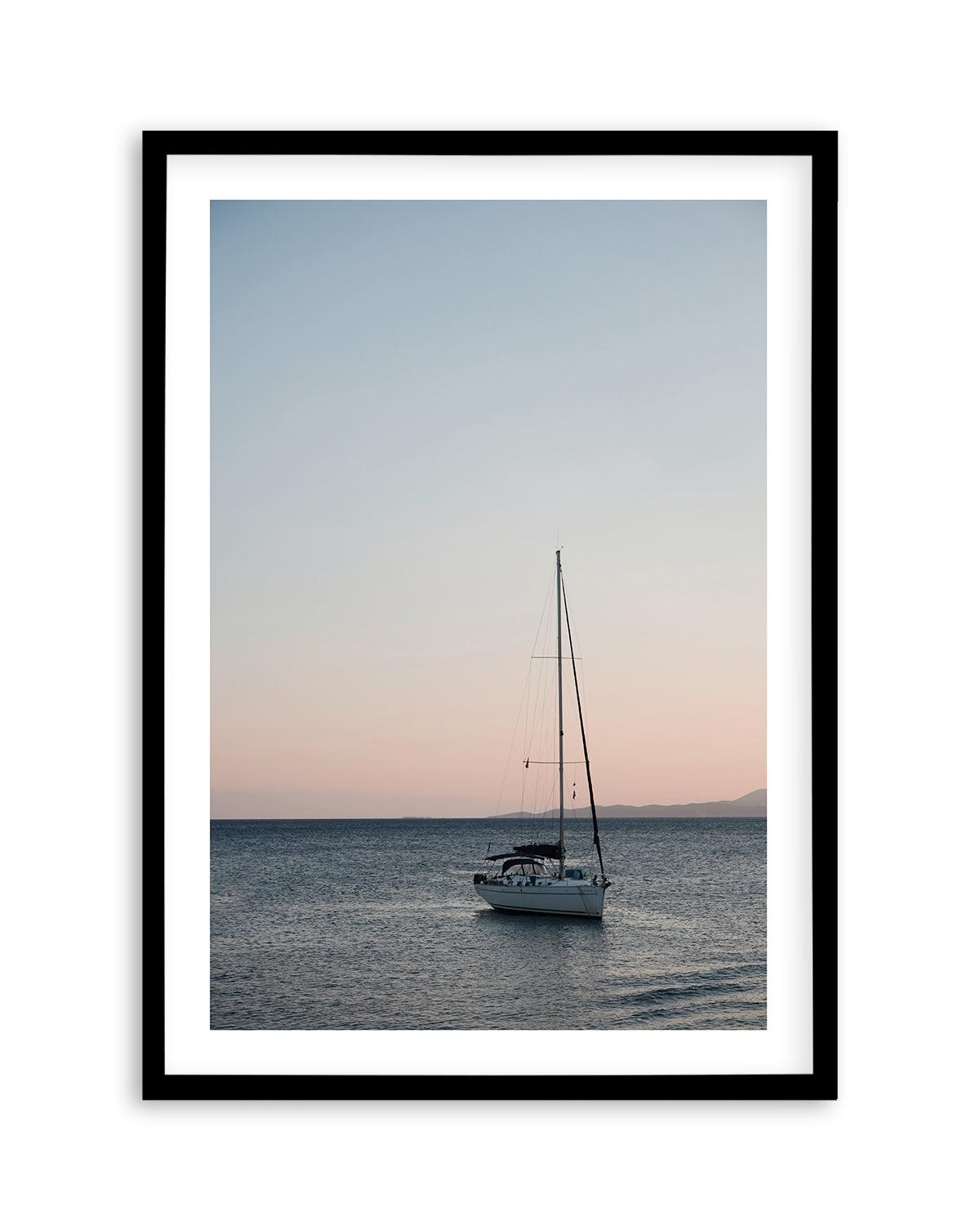 Sailboat Sunsets by Renee Rae Art Print