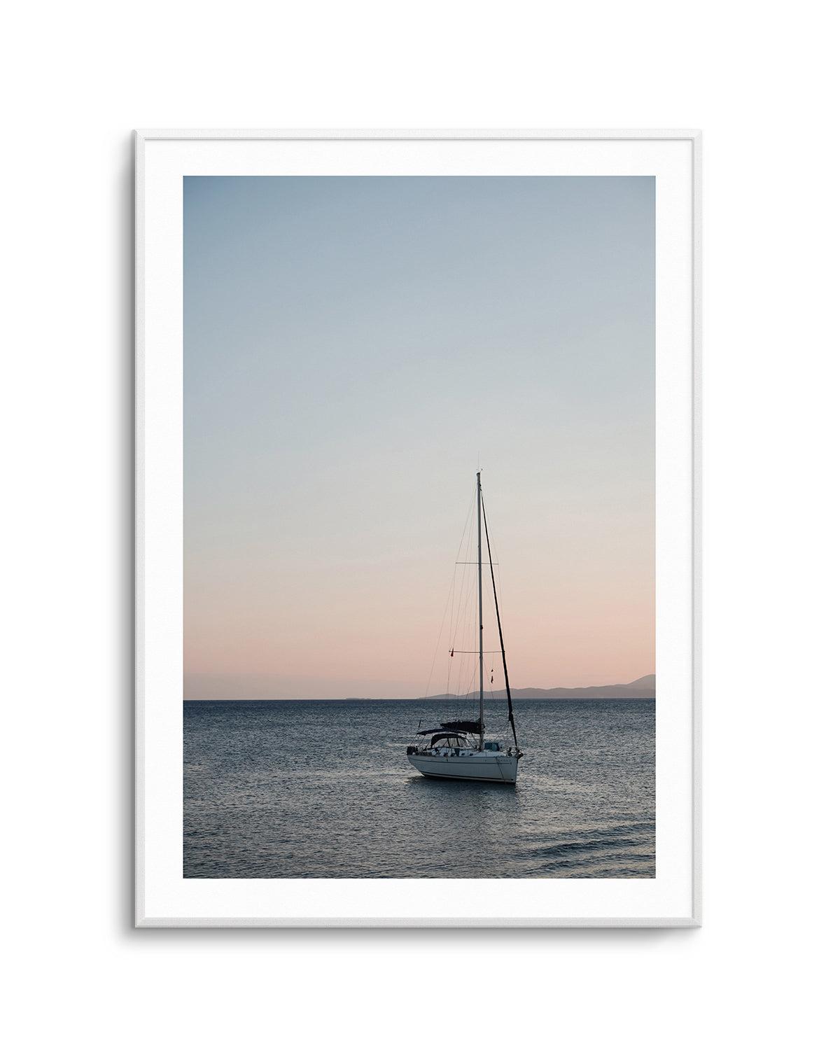 Sailboat Sunsets by Renee Rae Art Print