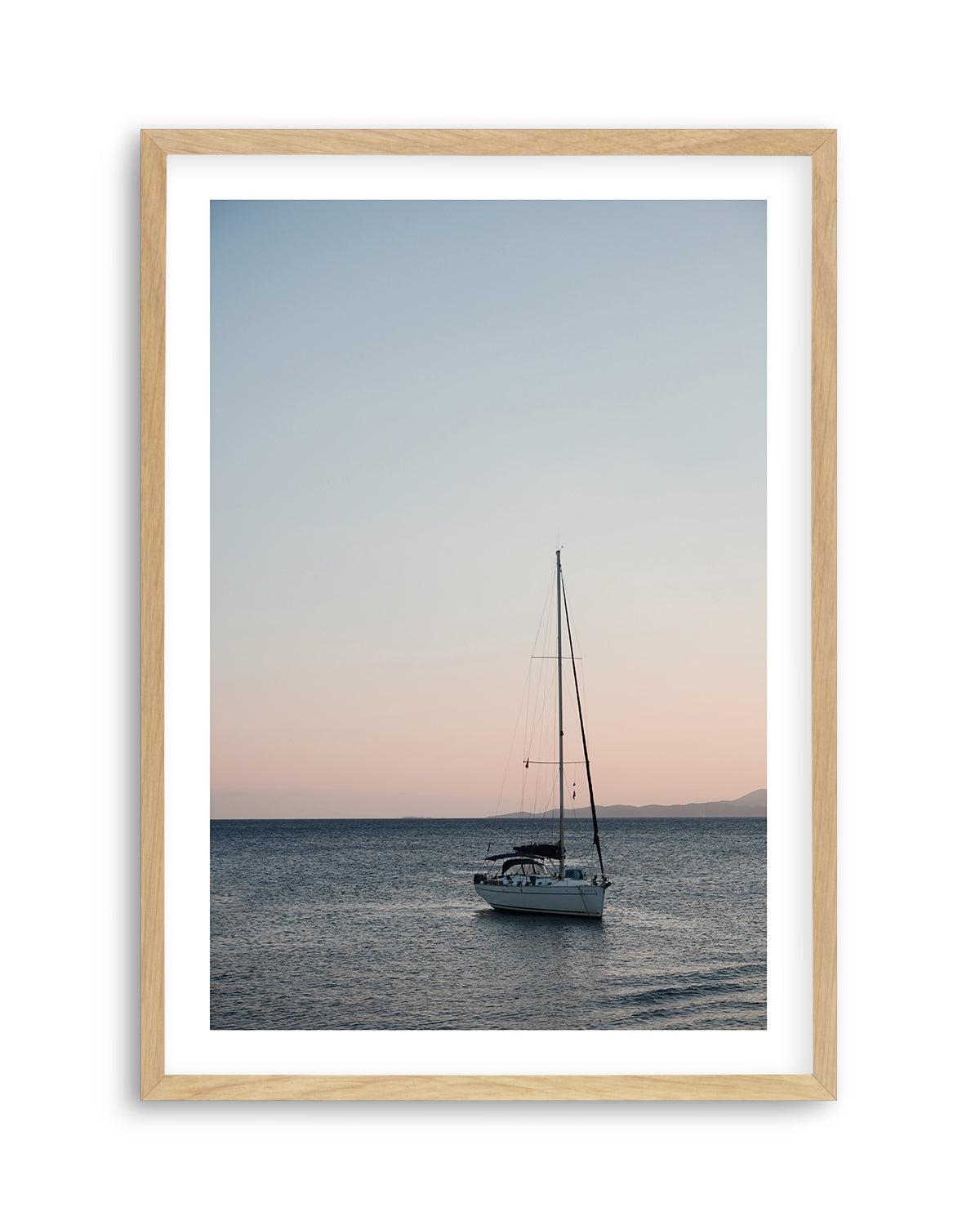 Sailboat Sunsets by Renee Rae Art Print