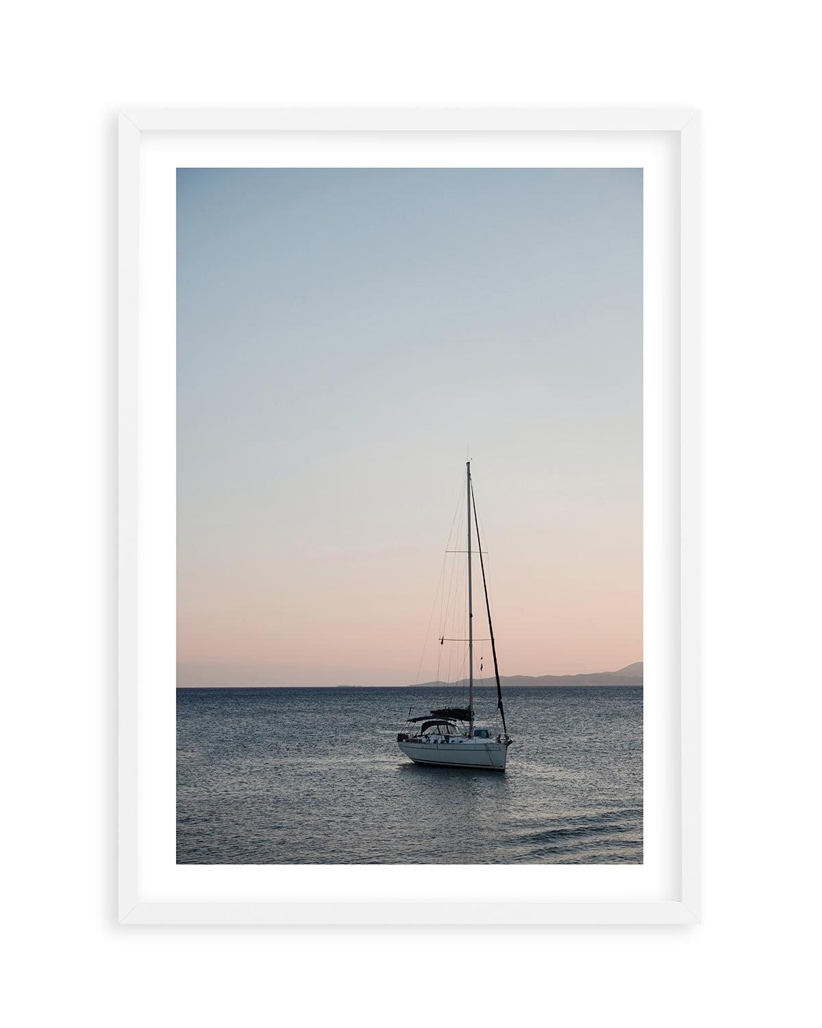 Sailboat Sunsets by Renee Rae Art Print