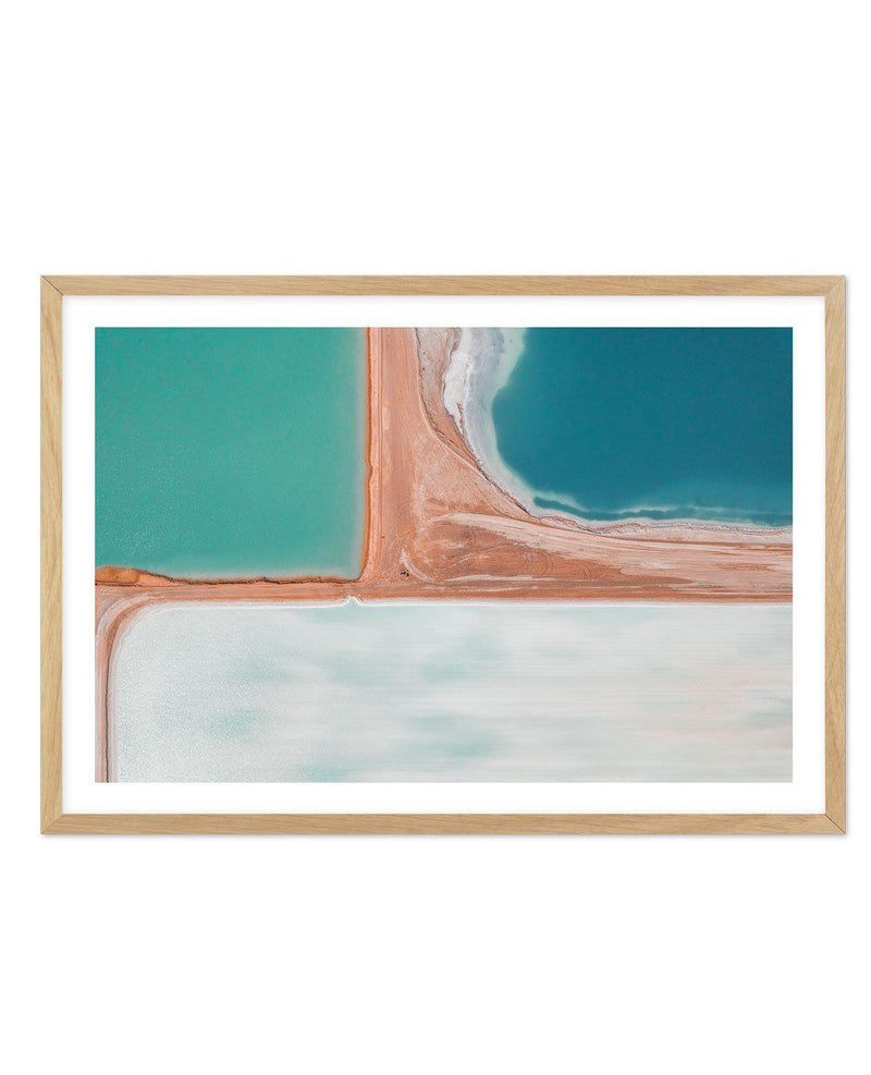 Salt Fields I Art Print-PRINT-Olive et Oriel-Olive et Oriel-A5 | 5.8" x 8.3" | 14.8 x 21cm-Oak-With White Border-Buy-Australian-Art-Prints-Online-with-Olive-et-Oriel-Your-Artwork-Specialists-Austrailia-Decorate-With-Coastal-Photo-Wall-Art-Prints-From-Our-Beach-House-Artwork-Collection-Fine-Poster-and-Framed-Artwork