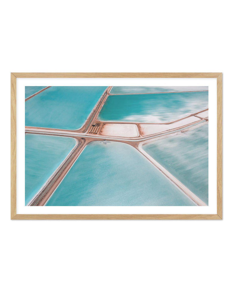 Salt Fields II Art Print-PRINT-Olive et Oriel-Olive et Oriel-A5 | 5.8" x 8.3" | 14.8 x 21cm-Oak-With White Border-Buy-Australian-Art-Prints-Online-with-Olive-et-Oriel-Your-Artwork-Specialists-Austrailia-Decorate-With-Coastal-Photo-Wall-Art-Prints-From-Our-Beach-House-Artwork-Collection-Fine-Poster-and-Framed-Artwork