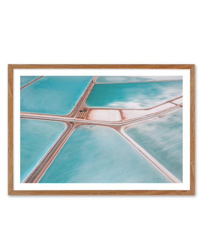 Salt Fields II Art Print-PRINT-Olive et Oriel-Olive et Oriel-50x70 cm | 19.6" x 27.5"-Walnut-With White Border-Buy-Australian-Art-Prints-Online-with-Olive-et-Oriel-Your-Artwork-Specialists-Austrailia-Decorate-With-Coastal-Photo-Wall-Art-Prints-From-Our-Beach-House-Artwork-Collection-Fine-Poster-and-Framed-Artwork