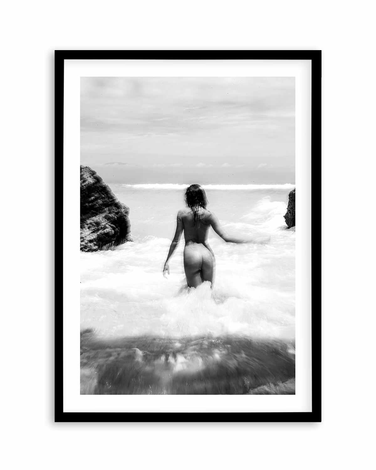 Salty Swims by Mario Stefanelli Art Print