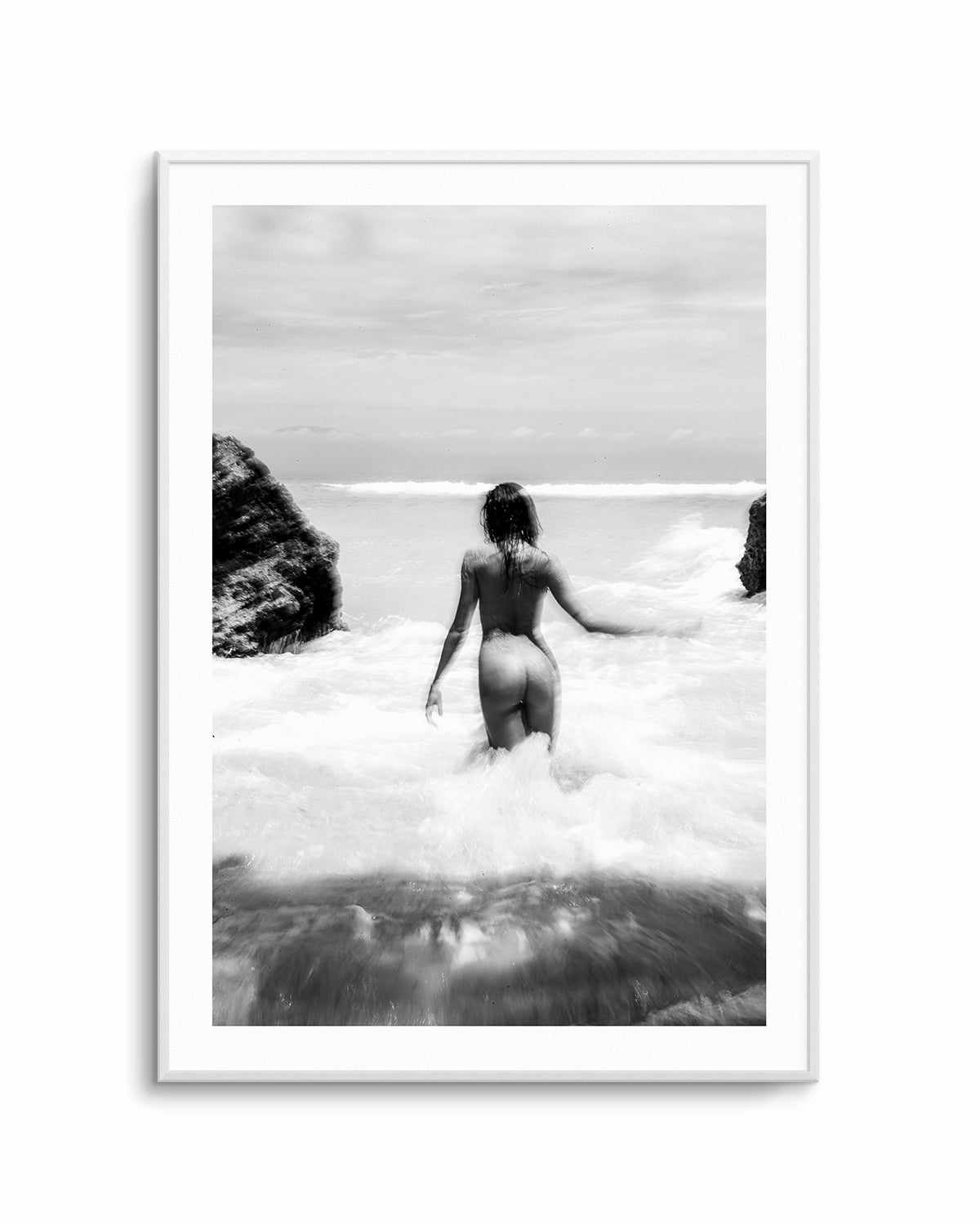 Salty Swims by Mario Stefanelli Art Print