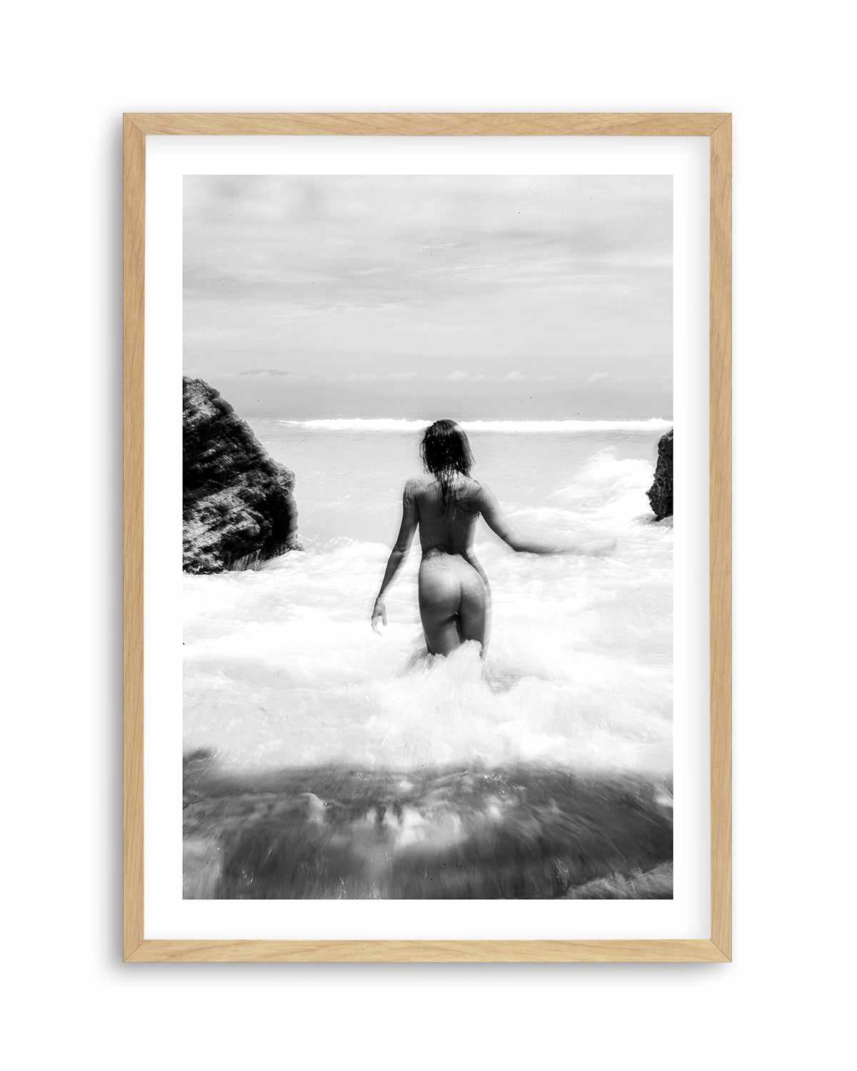 Salty Swims by Mario Stefanelli Art Print