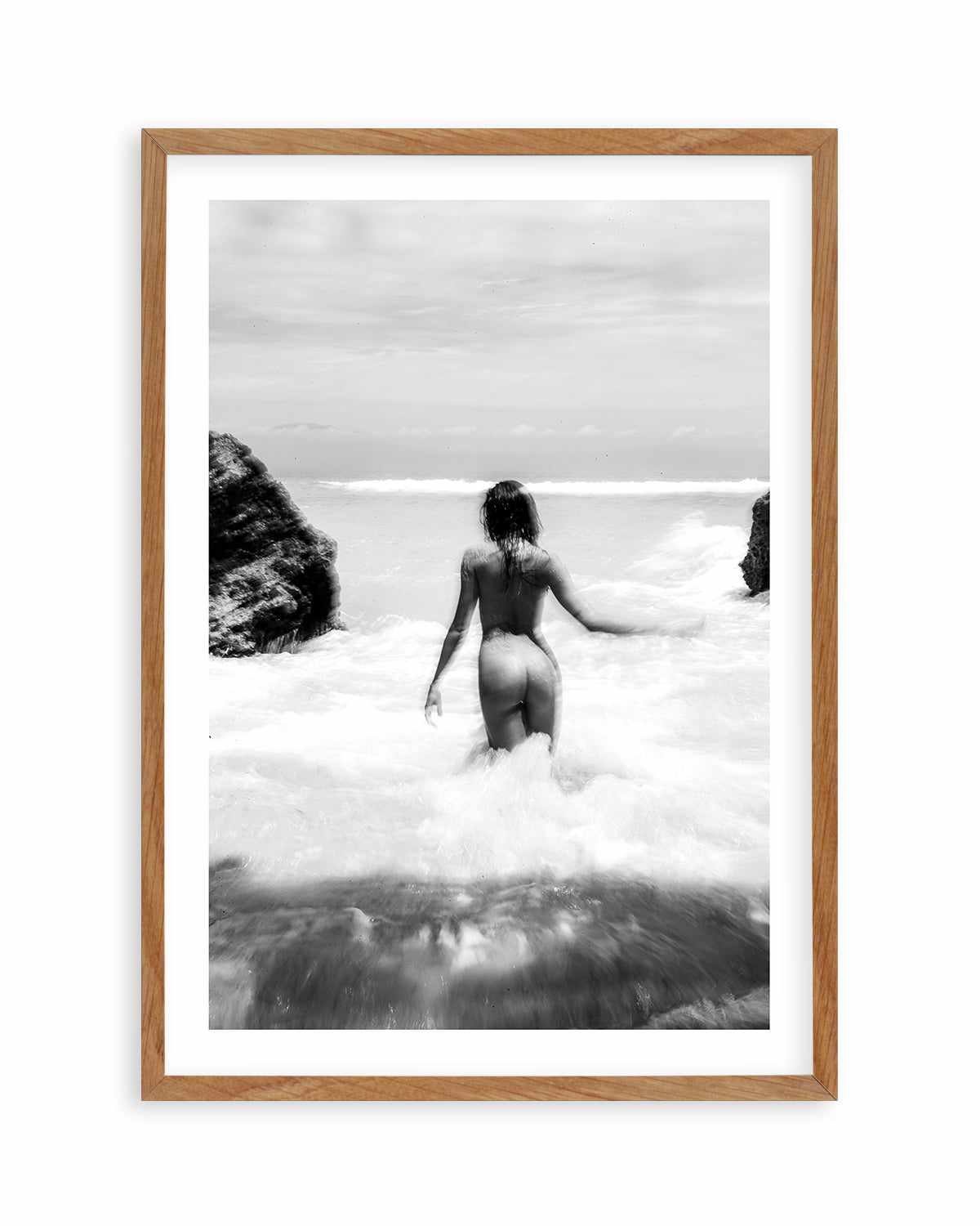 Salty Swims by Mario Stefanelli Art Print