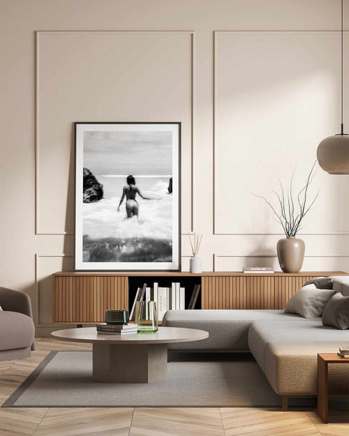 Salty Swims by Mario Stefanelli Art Print