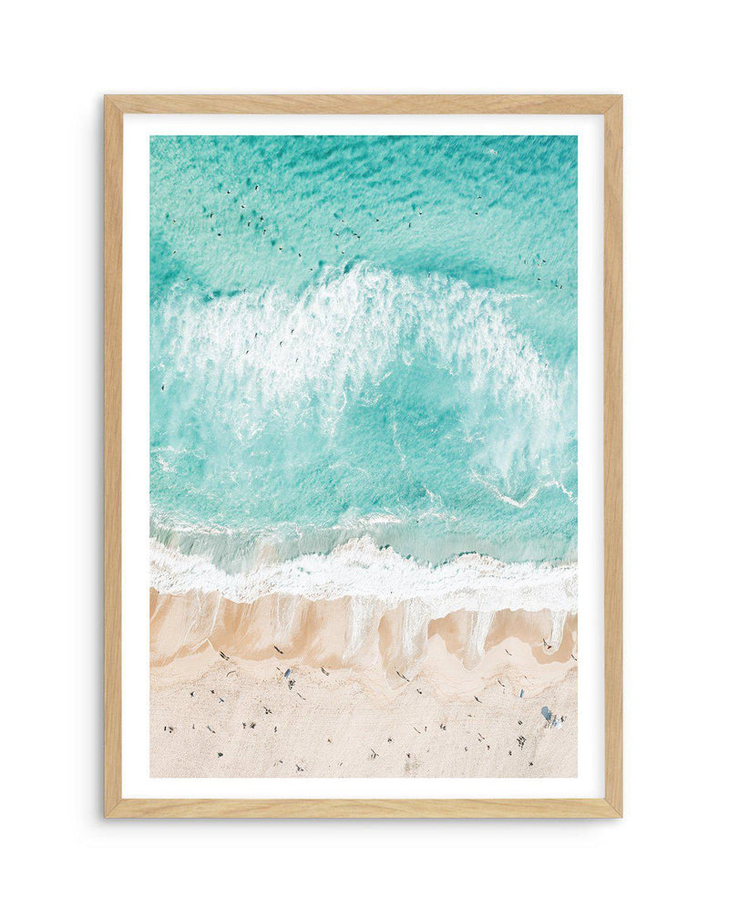 Sand to Sea | Bondi Art Print-PRINT-Olive et Oriel-Olive et Oriel-A5 | 5.8" x 8.3" | 14.8 x 21cm-Oak-With White Border-Buy-Australian-Art-Prints-Online-with-Olive-et-Oriel-Your-Artwork-Specialists-Austrailia-Decorate-With-Coastal-Photo-Wall-Art-Prints-From-Our-Beach-House-Artwork-Collection-Fine-Poster-and-Framed-Artwork
