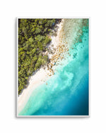 Sand to Sea, Fitzroy Island Art Print-PRINT-Olive et Oriel-Olive et Oriel-A5 | 5.8" x 8.3" | 14.8 x 21cm-Unframed Art Print-With White Border-Buy-Australian-Art-Prints-Online-with-Olive-et-Oriel-Your-Artwork-Specialists-Austrailia-Decorate-With-Coastal-Photo-Wall-Art-Prints-From-Our-Beach-House-Artwork-Collection-Fine-Poster-and-Framed-Artwork