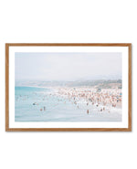 Santa Monica Beach | LS Art Print-PRINT-Olive et Oriel-Olive et Oriel-50x70 cm | 19.6" x 27.5"-Walnut-With White Border-Buy-Australian-Art-Prints-Online-with-Olive-et-Oriel-Your-Artwork-Specialists-Austrailia-Decorate-With-Coastal-Photo-Wall-Art-Prints-From-Our-Beach-House-Artwork-Collection-Fine-Poster-and-Framed-Artwork