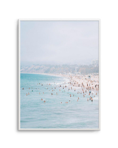 Santa Monica Beach | PT Art Print-PRINT-Olive et Oriel-Olive et Oriel-A4 | 8.3" x 11.7" | 21 x 29.7cm-Unframed Art Print-With White Border-Buy-Australian-Art-Prints-Online-with-Olive-et-Oriel-Your-Artwork-Specialists-Austrailia-Decorate-With-Coastal-Photo-Wall-Art-Prints-From-Our-Beach-House-Artwork-Collection-Fine-Poster-and-Framed-Artwork