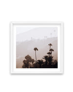 Santa Monica Sunset SQ Art Print-PRINT-Olive et Oriel-Olive et Oriel-70x70 cm | 27.5" x 27.5"-White-With White Border-Buy-Australian-Art-Prints-Online-with-Olive-et-Oriel-Your-Artwork-Specialists-Austrailia-Decorate-With-Coastal-Photo-Wall-Art-Prints-From-Our-Beach-House-Artwork-Collection-Fine-Poster-and-Framed-Artwork