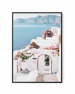 Santorini Days | Framed Canvas