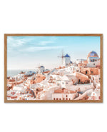 Santorini Sunsets | LS Art Print-Shop Greece Wall Art Prints Online with Olive et Oriel - Our collection of Greek Islands art prints offer unique wall art including blue domes of Santorini in Oia, mediterranean sea prints and incredible posters from Milos and other Greece landscape photography - this collection will add mediterranean blue to your home, perfect for updating the walls in coastal, beach house style. There is Greece art on canvas and extra large wall art with fast, free shipping acr