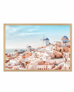 Santorini Sunsets | LS Art Print-Shop Greece Wall Art Prints Online with Olive et Oriel - Our collection of Greek Islands art prints offer unique wall art including blue domes of Santorini in Oia, mediterranean sea prints and incredible posters from Milos and other Greece landscape photography - this collection will add mediterranean blue to your home, perfect for updating the walls in coastal, beach house style. There is Greece art on canvas and extra large wall art with fast, free shipping acr