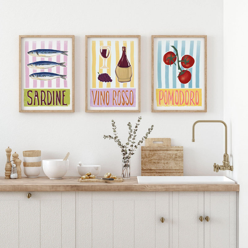 Vino Rosso Art Print Art Print-PRINT-Olive et Oriel-Olive et Oriel-Buy-Australian-Art-Prints-Online-with-Olive-et-Oriel-Your-Artwork-Specialists-Austrailia-Decorate-With-Coastal-Photo-Wall-Art-Prints-From-Our-Beach-House-Artwork-Collection-Fine-Poster-and-Framed-Artwork