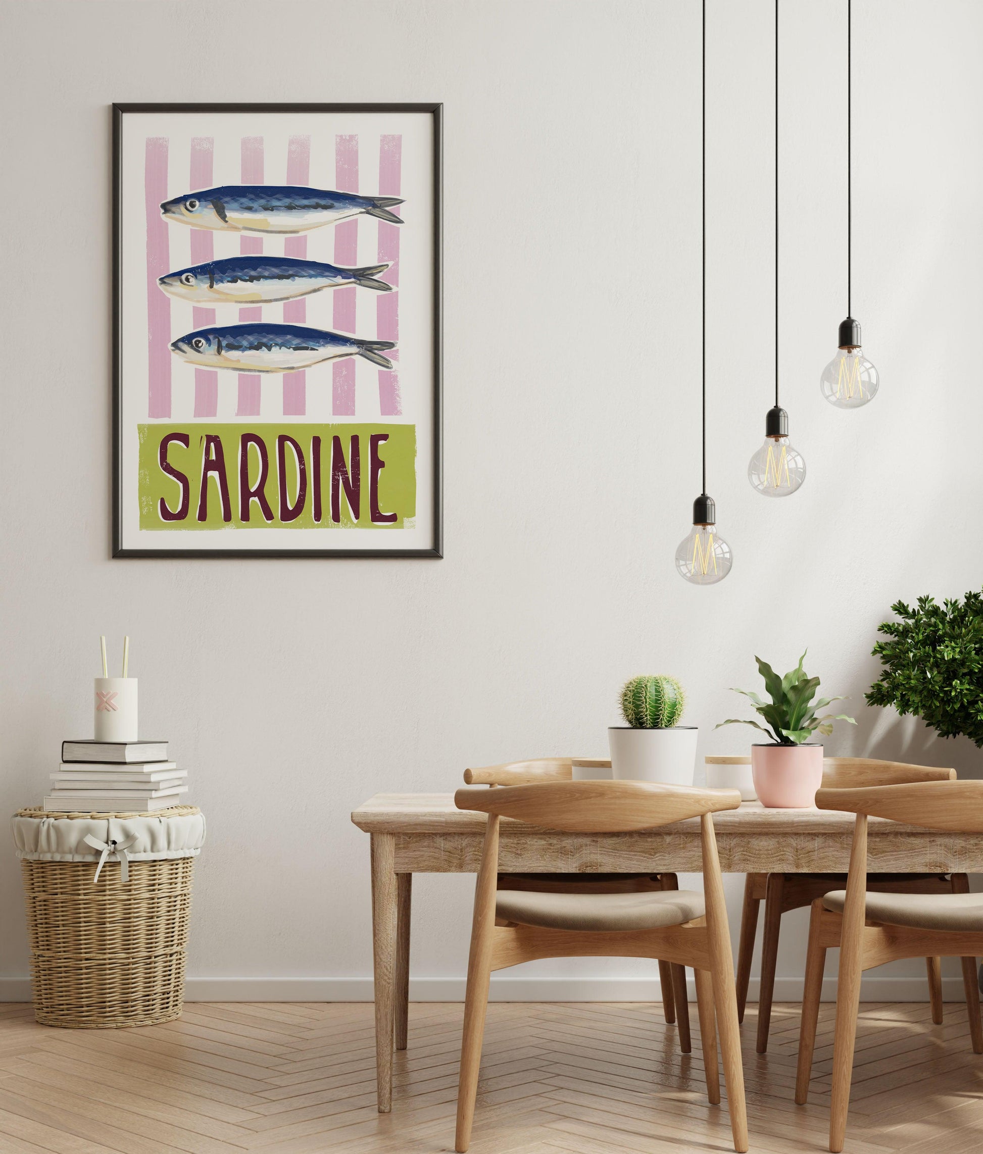 Sardine Art Print-PRINT-Olive et Oriel-Olive et Oriel-Buy-Australian-Art-Prints-Online-with-Olive-et-Oriel-Your-Artwork-Specialists-Austrailia-Decorate-With-Coastal-Photo-Wall-Art-Prints-From-Our-Beach-House-Artwork-Collection-Fine-Poster-and-Framed-Artwork