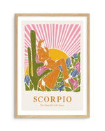 Scorpio By Jenny Liz Rome Art Print-PRINT-Olive et Oriel-Olive et Oriel-A5 | 5.8" x 8.3" | 14.8 x 21cm-Oak-With White Border-Buy-Australian-Art-Prints-Online-with-Olive-et-Oriel-Your-Artwork-Specialists-Austrailia-Decorate-With-Coastal-Photo-Wall-Art-Prints-From-Our-Beach-House-Artwork-Collection-Fine-Poster-and-Framed-Artwork