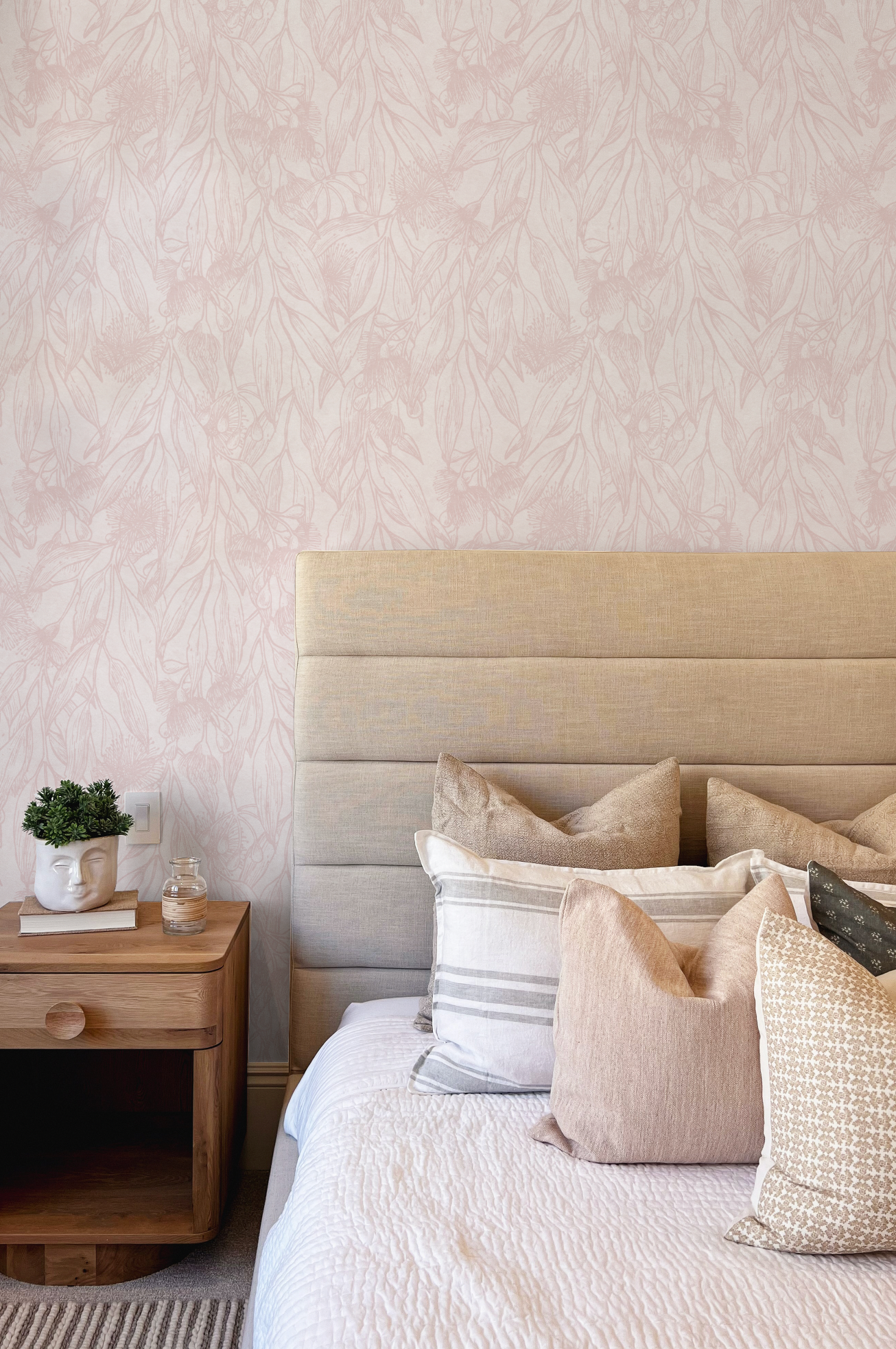 Flowering Gum Pink Wallpaper