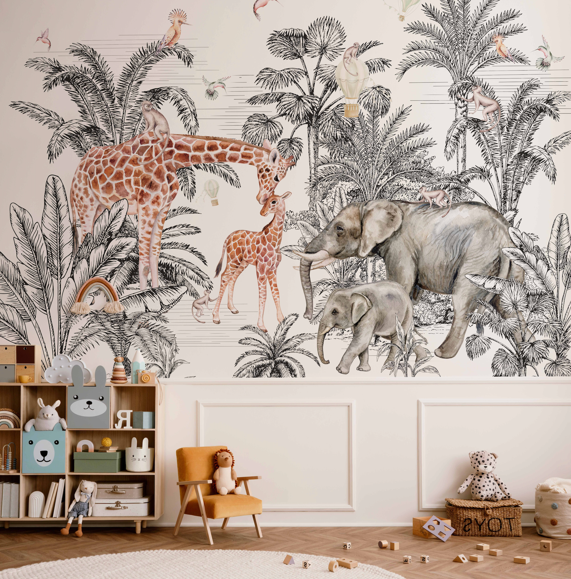 Jungle Safari Wallpaper Mural