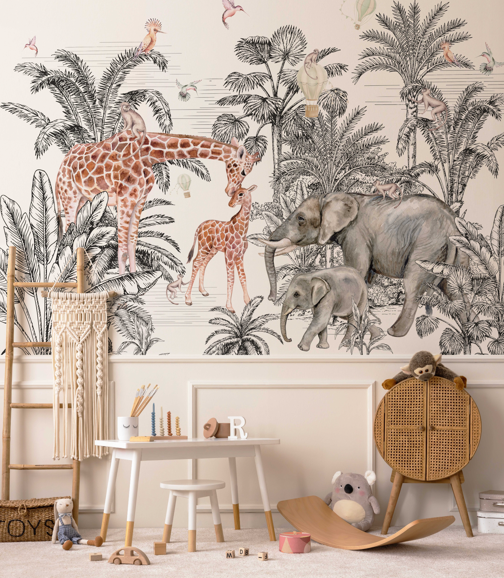 Jungle Safari Wallpaper Mural