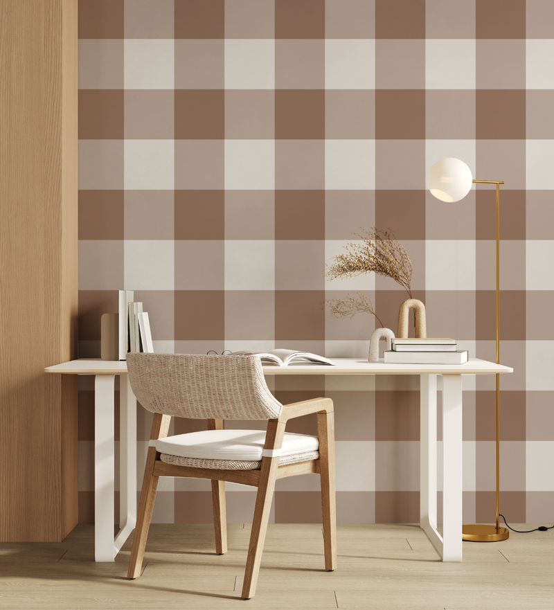 Cream and online brown wallpaper designs