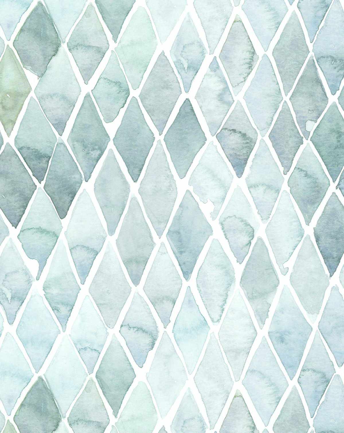 Seafoam Large Tile Wallpaper - Olive et Oriel