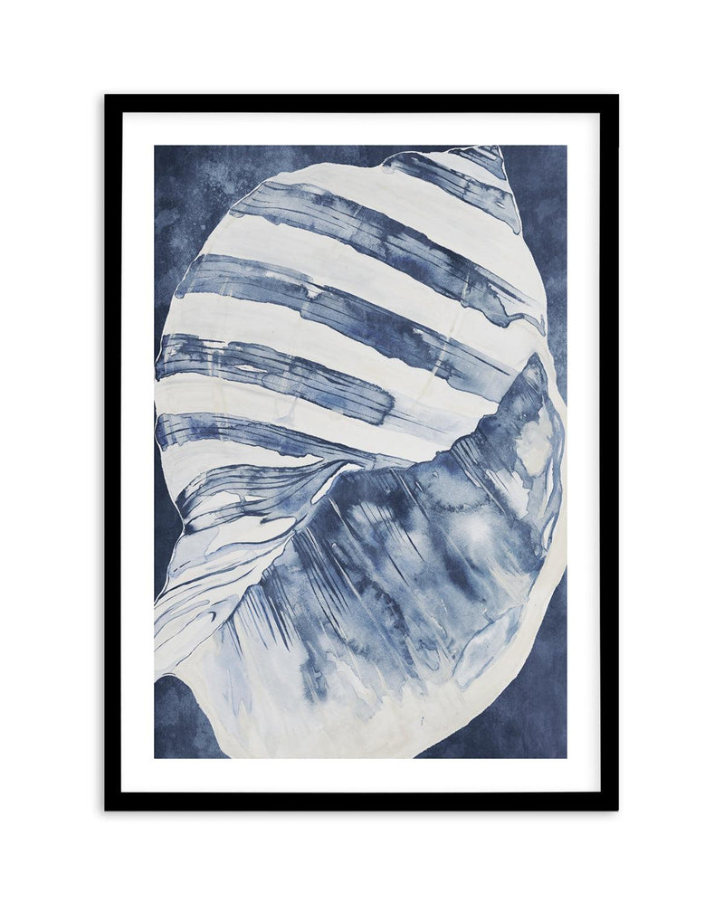 Seashell Luxe I Art Print-PRINT-Olive et Oriel-Olive et Oriel-A5 | 5.8" x 8.3" | 14.8 x 21cm-Black-With White Border-Buy-Australian-Art-Prints-Online-with-Olive-et-Oriel-Your-Artwork-Specialists-Austrailia-Decorate-With-Coastal-Photo-Wall-Art-Prints-From-Our-Beach-House-Artwork-Collection-Fine-Poster-and-Framed-Artwork