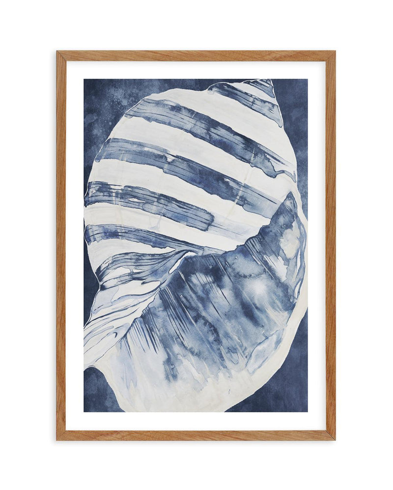 Seashell Luxe I Art Print-PRINT-Olive et Oriel-Olive et Oriel-50x70 cm | 19.6" x 27.5"-Walnut-With White Border-Buy-Australian-Art-Prints-Online-with-Olive-et-Oriel-Your-Artwork-Specialists-Austrailia-Decorate-With-Coastal-Photo-Wall-Art-Prints-From-Our-Beach-House-Artwork-Collection-Fine-Poster-and-Framed-Artwork