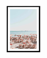 Seaside Antibes Art Print-PRINT-Olive et Oriel-Olive et Oriel-A5 | 5.8" x 8.3" | 14.8 x 21cm-Black-With White Border-Buy-Australian-Art-Prints-Online-with-Olive-et-Oriel-Your-Artwork-Specialists-Austrailia-Decorate-With-Coastal-Photo-Wall-Art-Prints-From-Our-Beach-House-Artwork-Collection-Fine-Poster-and-Framed-Artwork