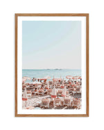 Seaside Antibes Art Print-PRINT-Olive et Oriel-Olive et Oriel-50x70 cm | 19.6" x 27.5"-Walnut-With White Border-Buy-Australian-Art-Prints-Online-with-Olive-et-Oriel-Your-Artwork-Specialists-Austrailia-Decorate-With-Coastal-Photo-Wall-Art-Prints-From-Our-Beach-House-Artwork-Collection-Fine-Poster-and-Framed-Artwork