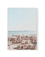 Seaside Antibes | Framed Canvas-CANVAS-You can shop wall art online with Olive et Oriel for everything from abstract art to fun kids wall art. Our beautiful modern art prints and canvas art are available from large canvas prints to wall art paintings and our proudly Australian artwork collection offers only the highest quality framed large wall art and canvas art Australia - You can buy fashion photography prints or Hampton print posters and paintings on canvas from Olive et Oriel and have them 